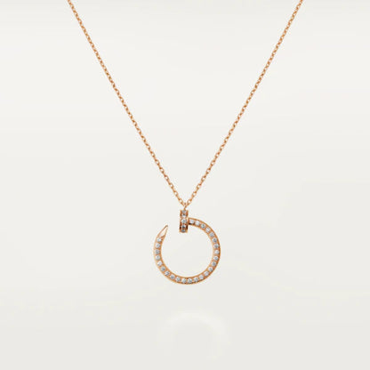 „Glow Jewelry“JUSTE-HALSKETTE ROSÉGOLD DIAMANTEN