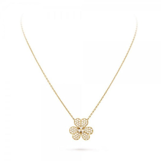 „Glow Jewelry“ BLUMEN-DIAMANTEN-HALSKETTE