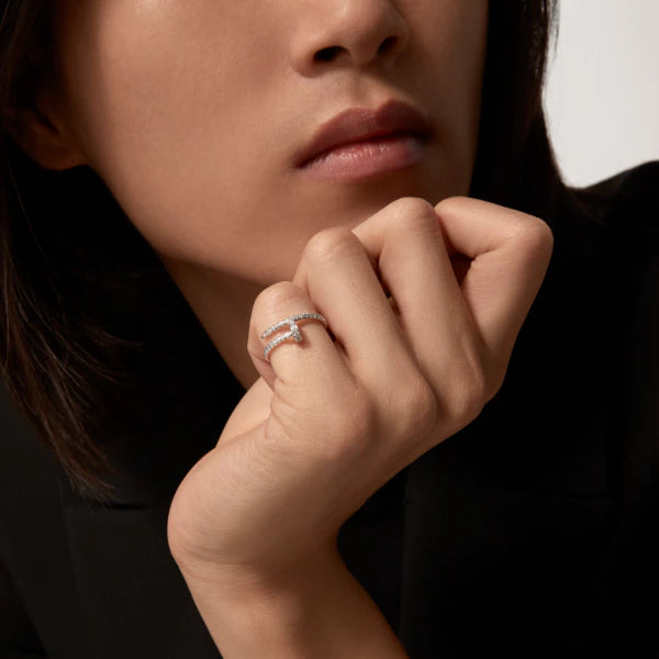 [Glow Jewelry]JUSTE RING 1.8MM SILVER DIAMONDS