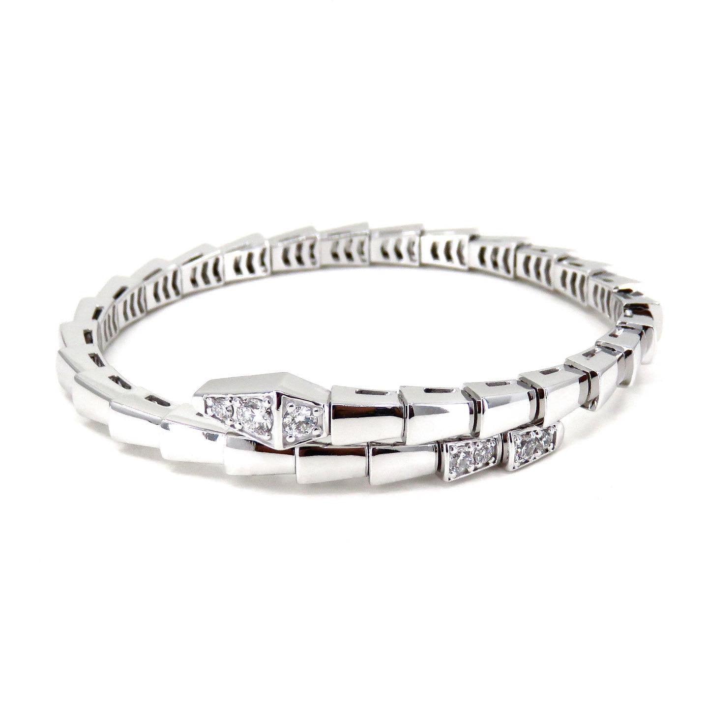 [Glow Jewelry]SERPENTI BRACELET DIAMONDS SILVER