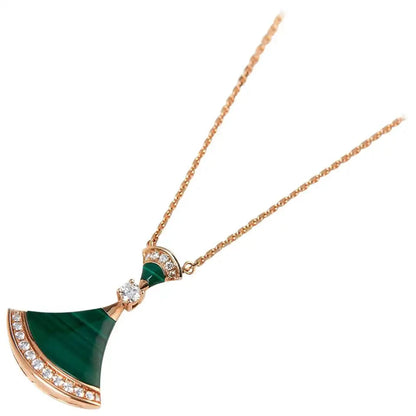 [Glow Jewelry]DREAM NECKLACE MALACHITE DIAMOND