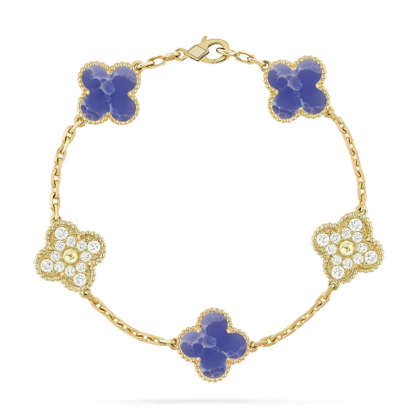 [Glow Jewelry]Neue CLOVER 5 MOTIF BLUE VEINS ARMBANDKOLLEKTION