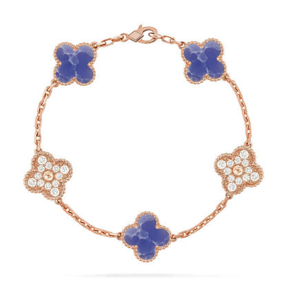 [Glow Jewelry]Neue CLOVER 5 MOTIF BLUE VEINS ARMBANDKOLLEKTION
