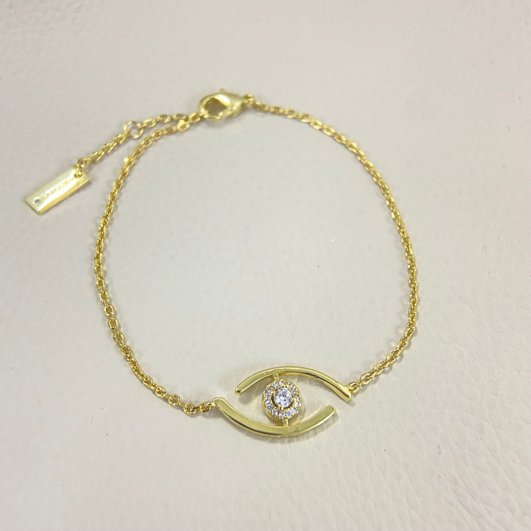 [Glow Jewelry]Lucky Eye Pave-Set Diamond Bracelet
