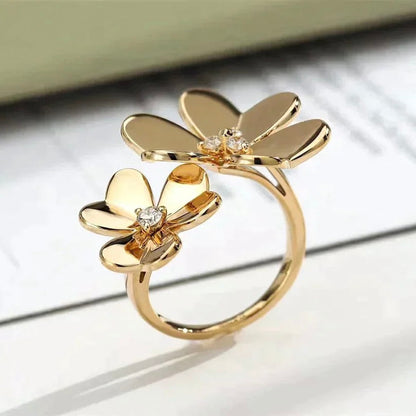 ¡®Glow Jewelry¡¯CLOVER COMOS GOLD DIAMANTRING