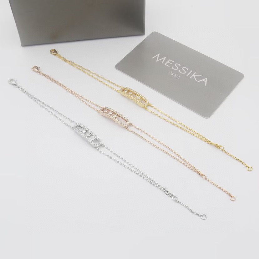 [Glow Jewelry] Move Classique pavé bracelet