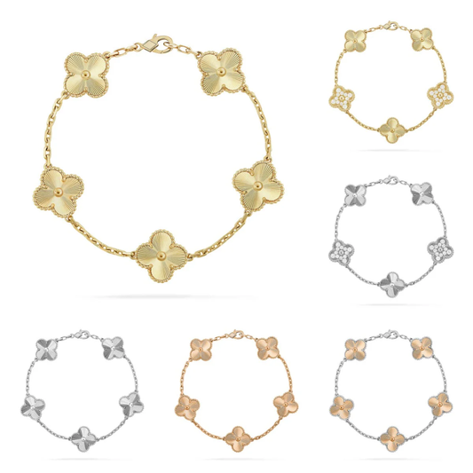 [Glow Jewelry] CLOVER 5 MOTIF LASER BRACELET COLLECTION