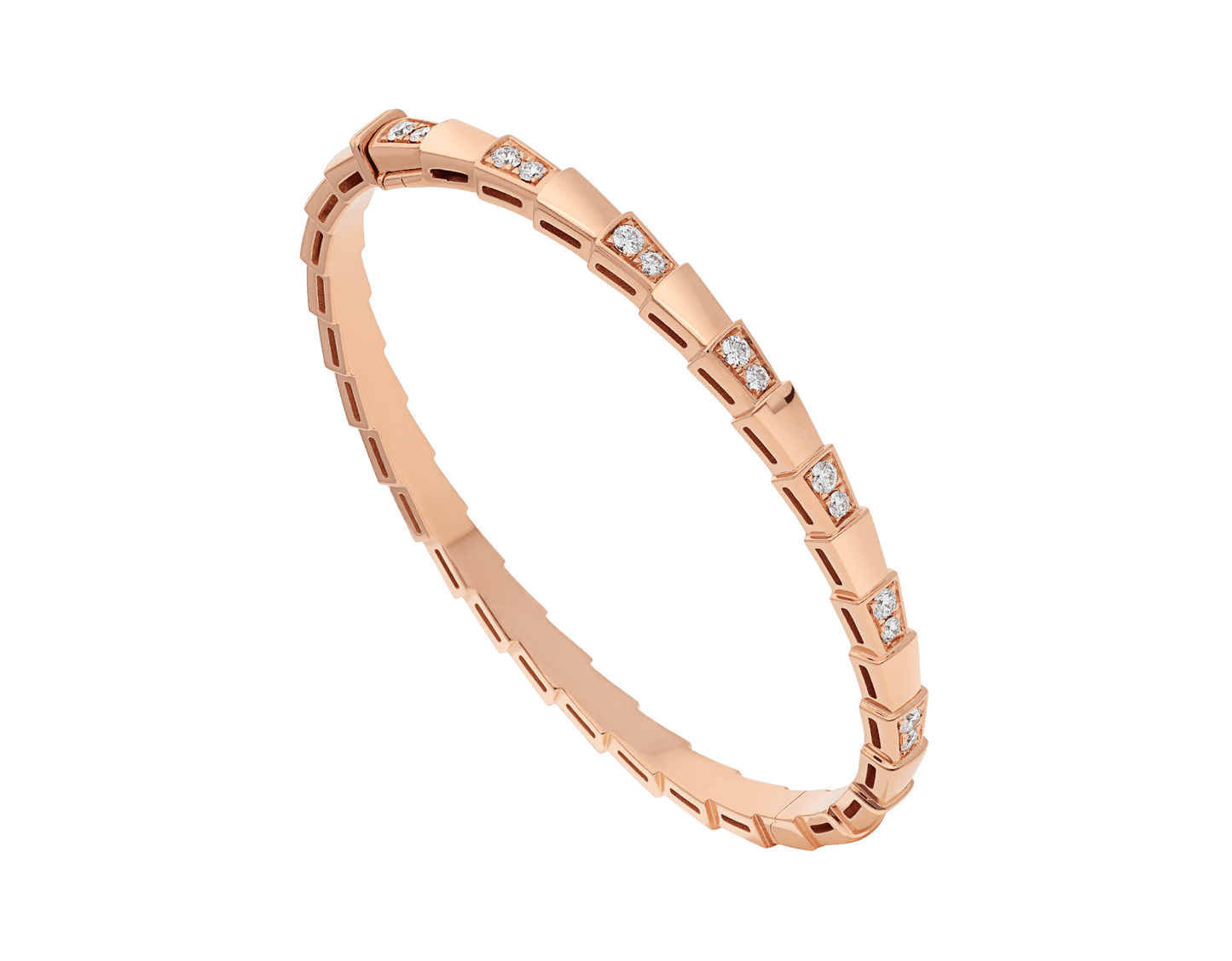 [Glow Jewelry]SERPENTI SMALL BRACELET PINK GOLD DIAMOND