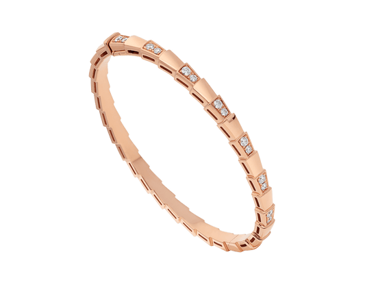 [Glow Jewelry]SERPENTI SMALL BRACELET PINK GOLD DIAMOND