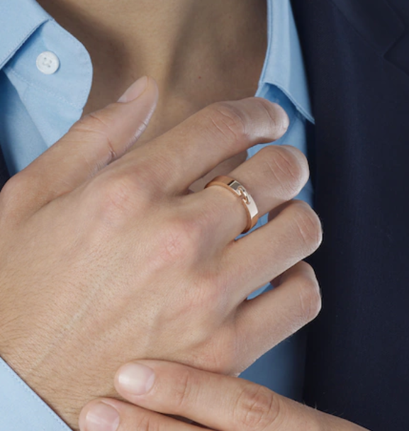 [Glow Jewelry]ALLIANCE LIENS VIDENCE 4MM RING