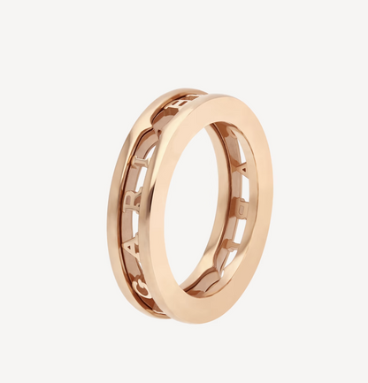 [Glow Jewelry]ZERO 1 ONE-BAND WITH OPENWORK LOGO SPIRAL RING