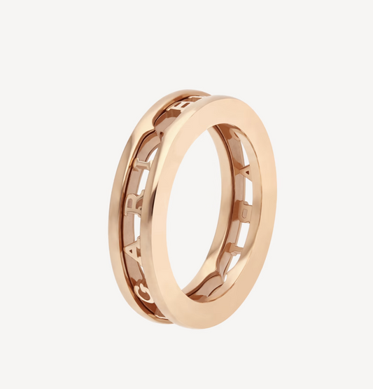 [Glow Jewelry]ZERO 1 ONE-BAND WITH OPENWORK LOGO SPIRAL RING