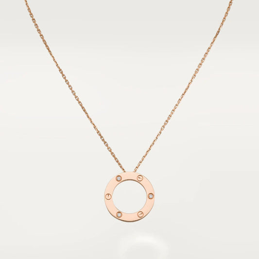 Leuchtende Juwelen® LIEBESKETTE 16MM 3 DIAMANTEN