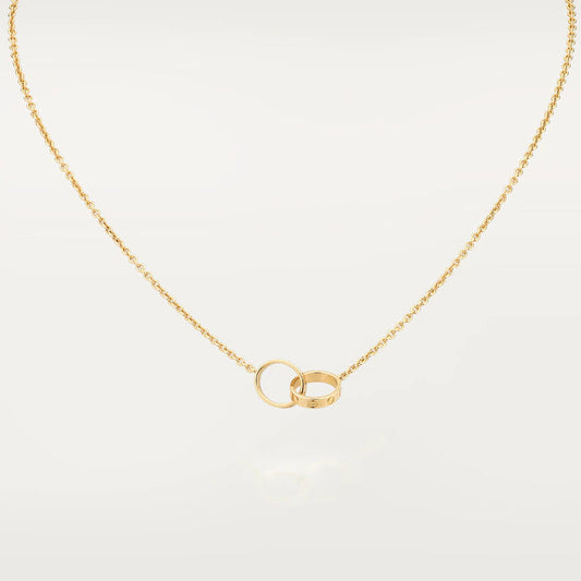 ¡®Glow Jewelry¡¯ LIEBESKETTE DOPPELRING GOLD