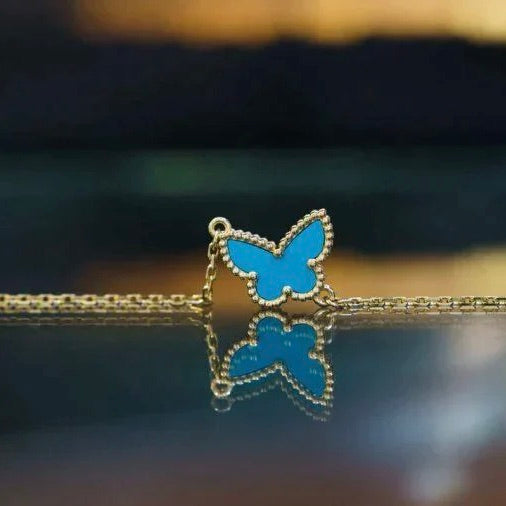 „Glow Jewelry“ BUTTERFLY TÜRKIS SCHMETTERLING ARMBAND