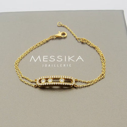[Glow Jewelry] Move Classique pavé bracelet