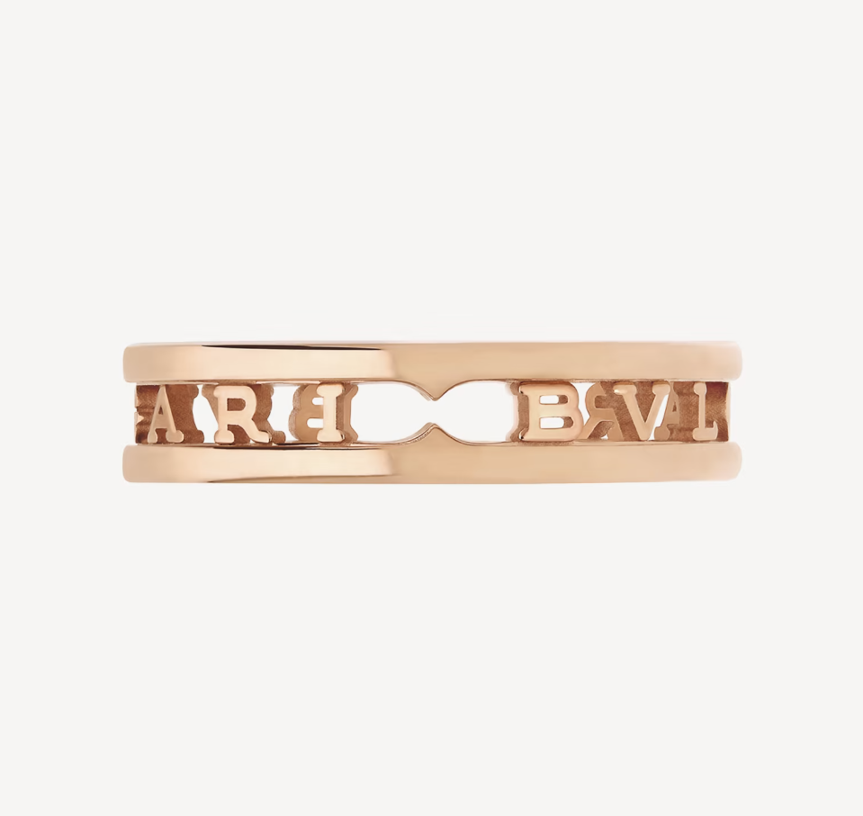 [Glow Jewelry]ZERO 1 ONE-BAND WITH OPENWORK LOGO SPIRAL RING