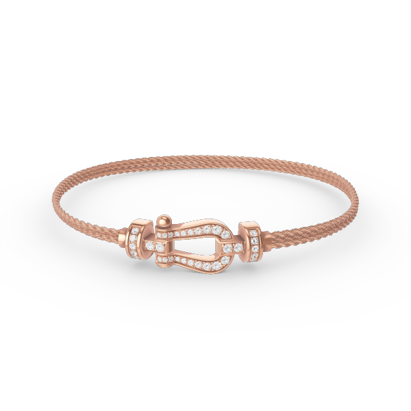 ¡®Glow Jewelry¡¯FORCE SMALL HORSESHOE  DIAMOND CHAIN ROPE BRACELET