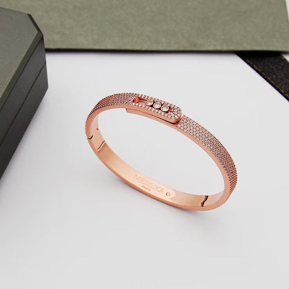 [Glow Jewelry]Move Noa Full Pavé Diamond Bangle Bracelet