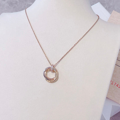 ¡®Glow Jewelry¡¯TRINITY NECKLACE GOLD  DIAMONDS