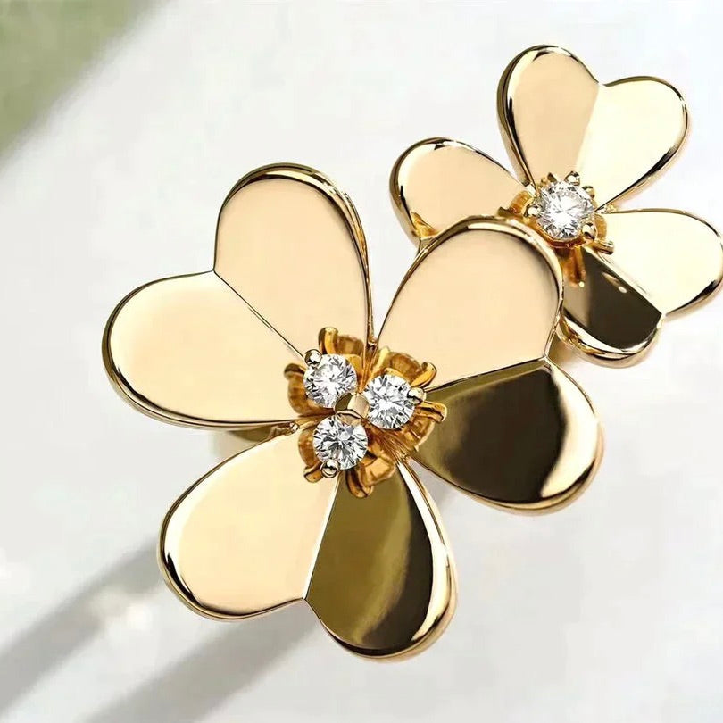 ¡®Glow Jewelry¡¯CLOVER COMOS GOLD DIAMANTRING