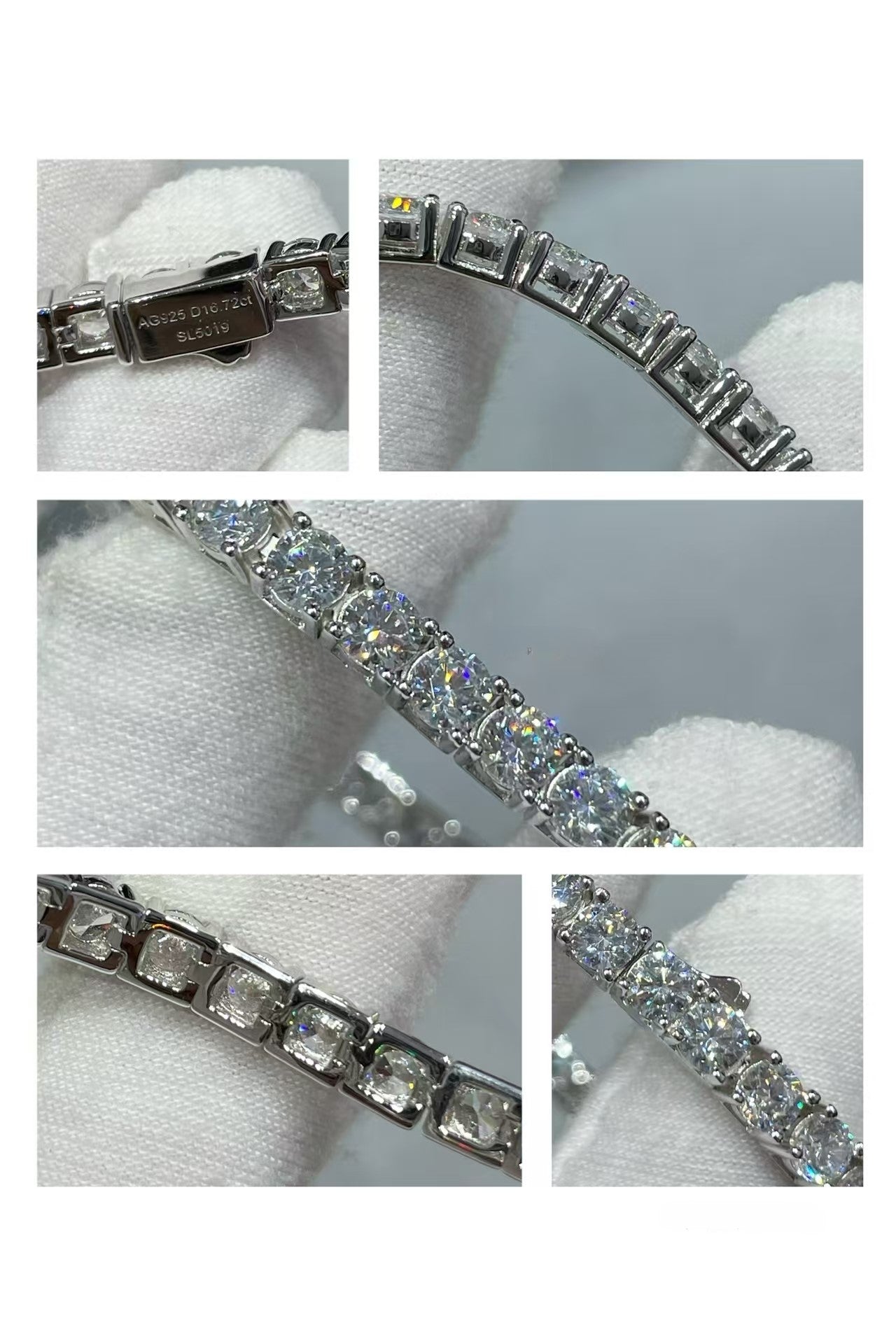 [Glow Jewelry jewelrys]TENNIS BRACELET WITH FULL DIAMOND SETTING