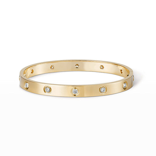 „Glow Jewelry“ LOVE ARMBAND 6,1 MM 10 DIAMANTEN