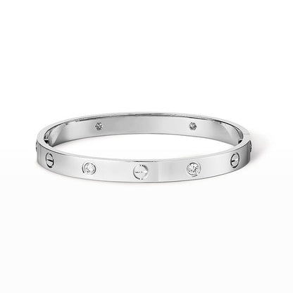 [Glow Jewelry]LOVE BRACELET 6.1MM 4 DIAMONDS