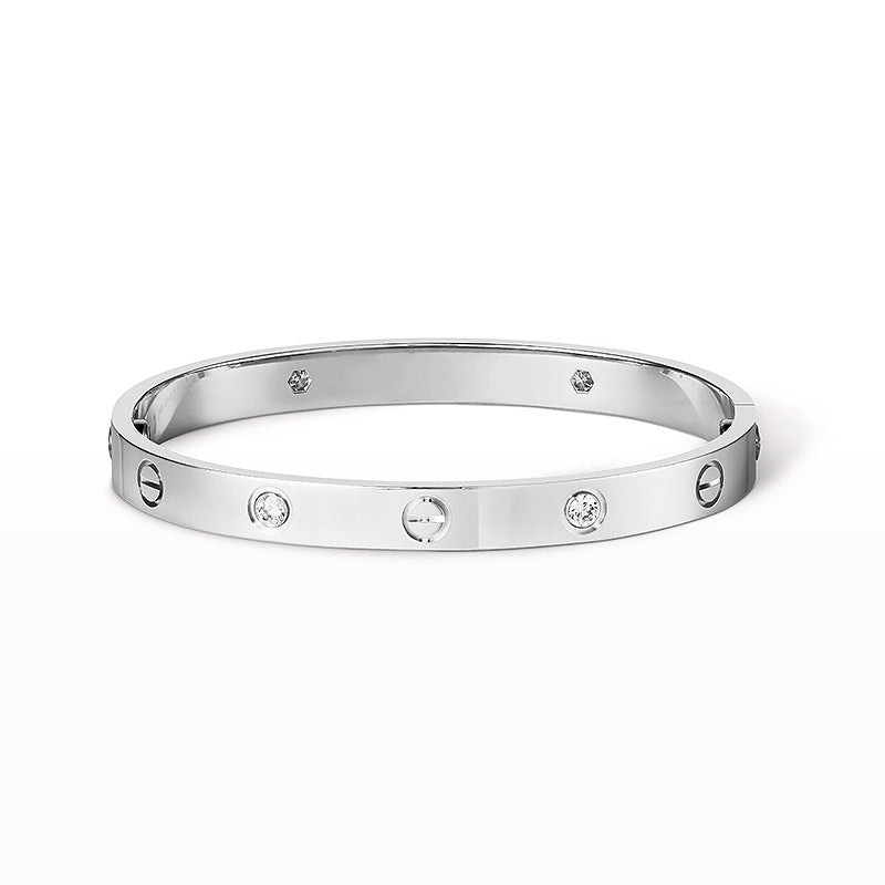 ¡®Glow Jewelry¡¯LOVE BRACELET 6.1MM 4 DIAMONDS