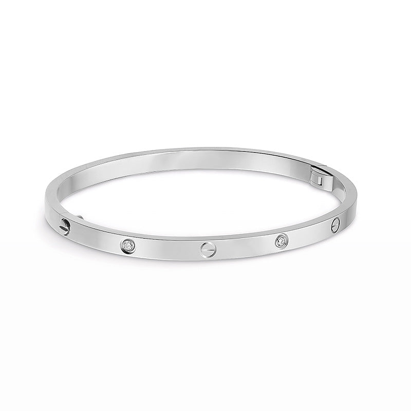 [Glow Jewelry]LOVE BRACELET 3.65MM 6 DIAMONDS