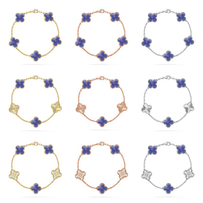 [Glow Jewelry]Neue CLOVER 5 MOTIF BLUE VEINS ARMBANDKOLLEKTION