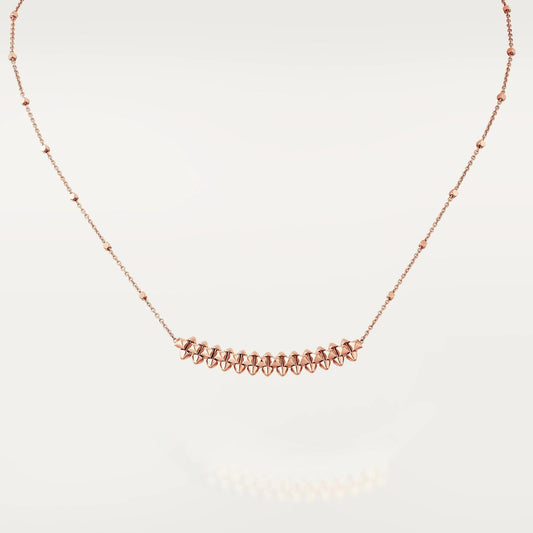 „Glow Jewelry“ CLASH ROSÉGOLD-HALSKETTE
