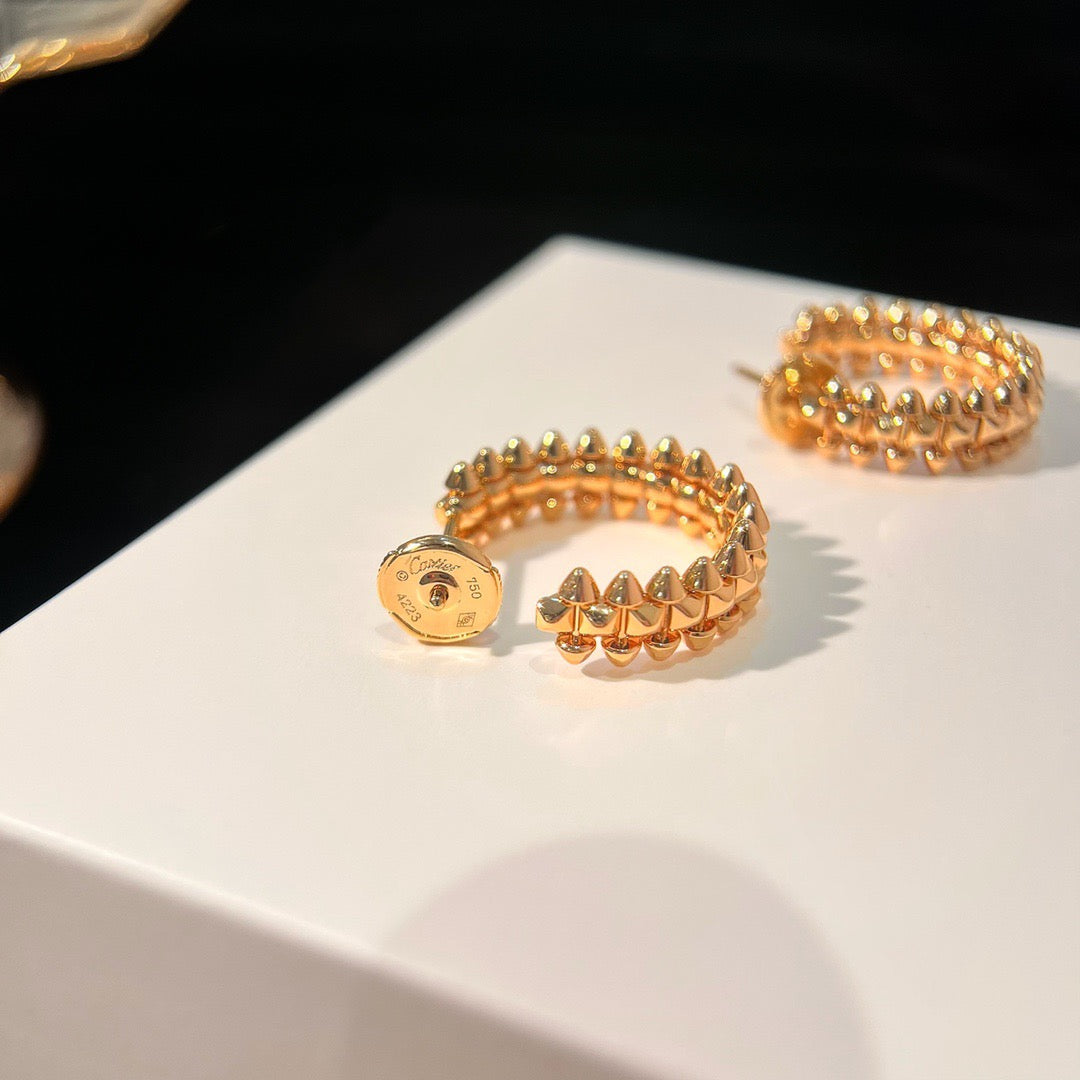 [Glow Jewelry]CLASH SMALL HOOP EARRINGS