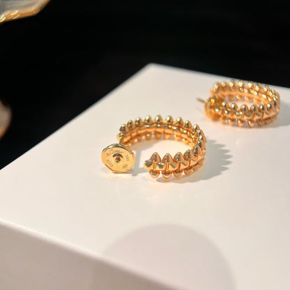 [Glow Jewelry]CLASH SMALL HOOP EARRINGS