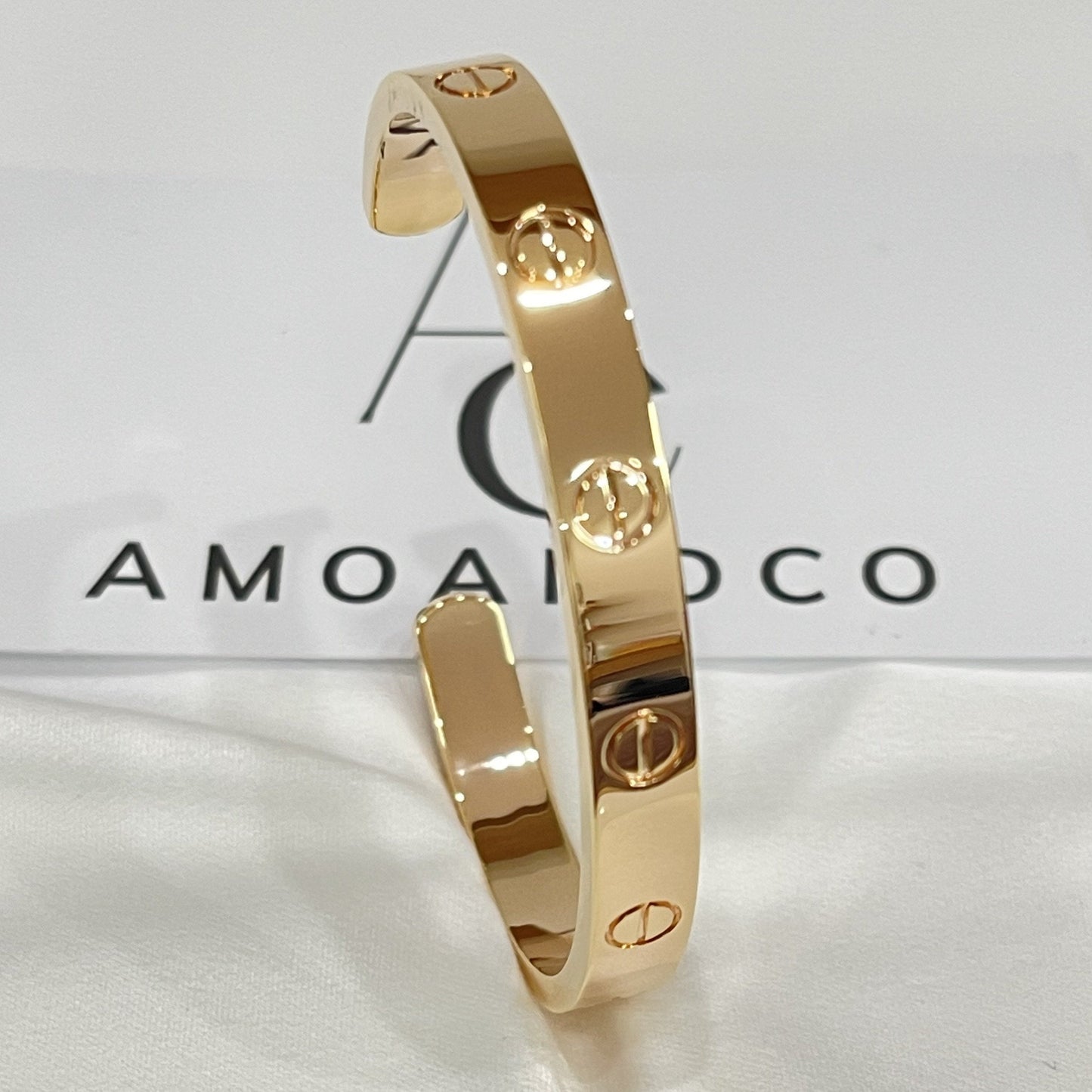 ¡®Glow Jewelry¡¯LOVE BRACELET 6.1MM OPEN CUFF