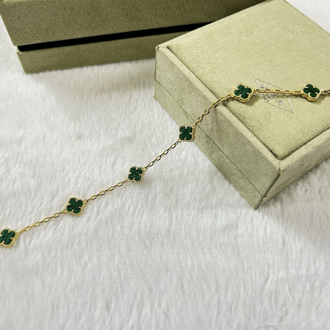 [¡®Glow Jewelry¡¯]CLOVER 6 MOTIV MALACHIT ARMREIF