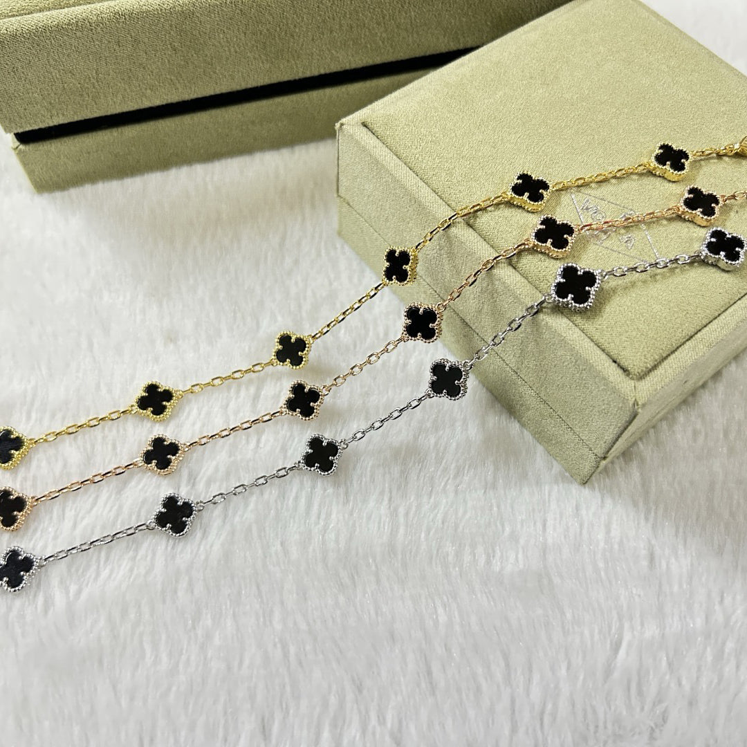 [¡®Glow Jewelry¡¯]KLEEBLATT 6 MOTIV ONYX ARMBAND
