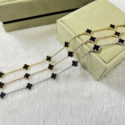 [¡®Glow Jewelry¡¯]KLEEBLATT 6 MOTIV ONYX ARMBAND
