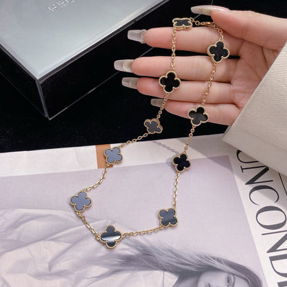 „Glow Jewelry“ KLEE-KETTE MIT 10 MOTIVEN AUS ONYX