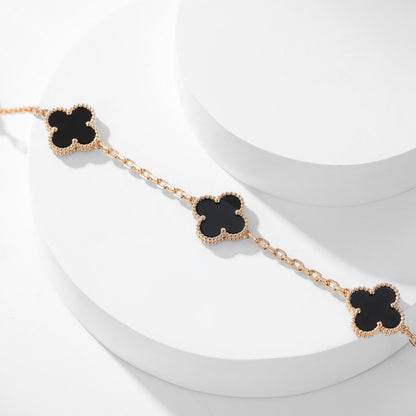 „Glow Jewelry“ KLEE-KETTE MIT 10 MOTIVEN AUS ONYX