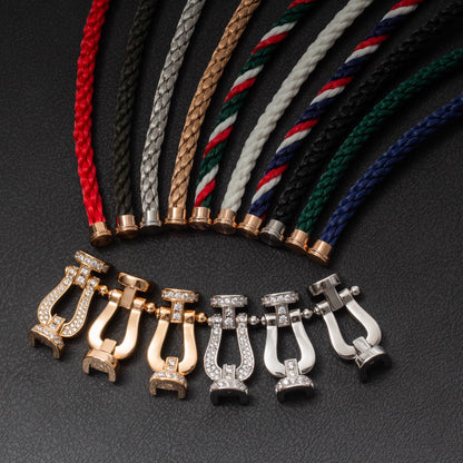 ¡®Glow Jewelry¡¯FORCE LARGE HORSESHOE FULL DIAMOND BRACELET GOLD