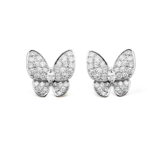 ¡®Glow Jewelry¡¯BUTTERFLY ALL DIAMOND EARRINGS