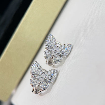 ¡®Glow Jewelry¡¯BUTTERFLY ALL DIAMOND EARRINGS