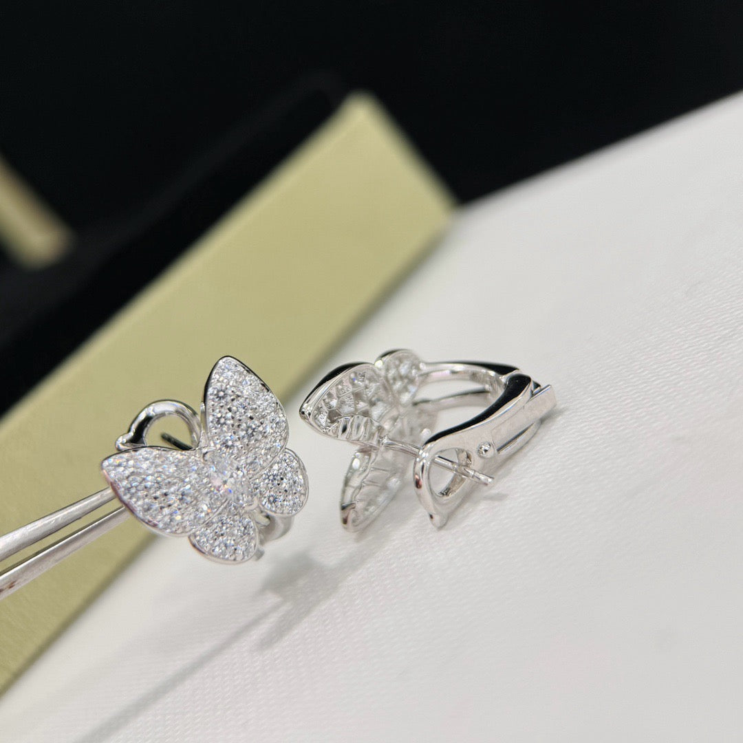 ¡®Glow Jewelry¡¯BUTTERFLY ALL DIAMOND EARRINGS