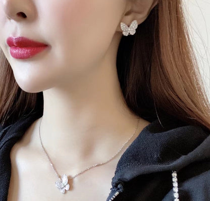 ¡®Glow Jewelry¡¯BUTTERFLY ALL DIAMOND EARRINGS