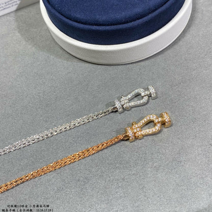 ¡®Glow Jewelry¡¯FORCE SMALL HORSESHOE  DIAMOND CHAIN ROPE BRACELET