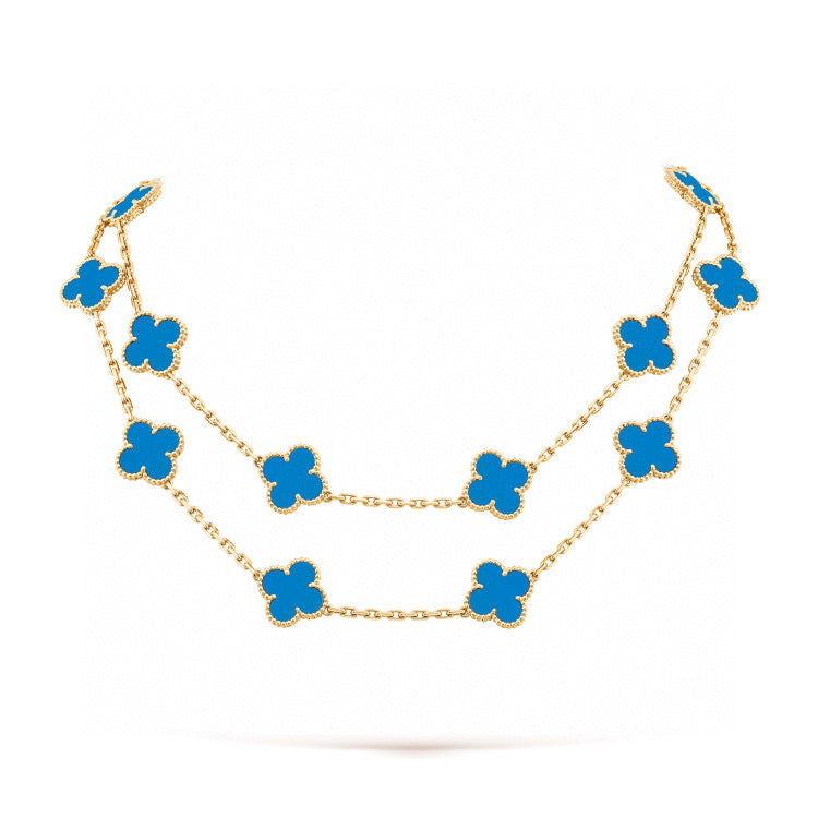 ¡®Glow Jewelry¡¯CLOVER 20 MOTIVE TÜRKIS GOLD