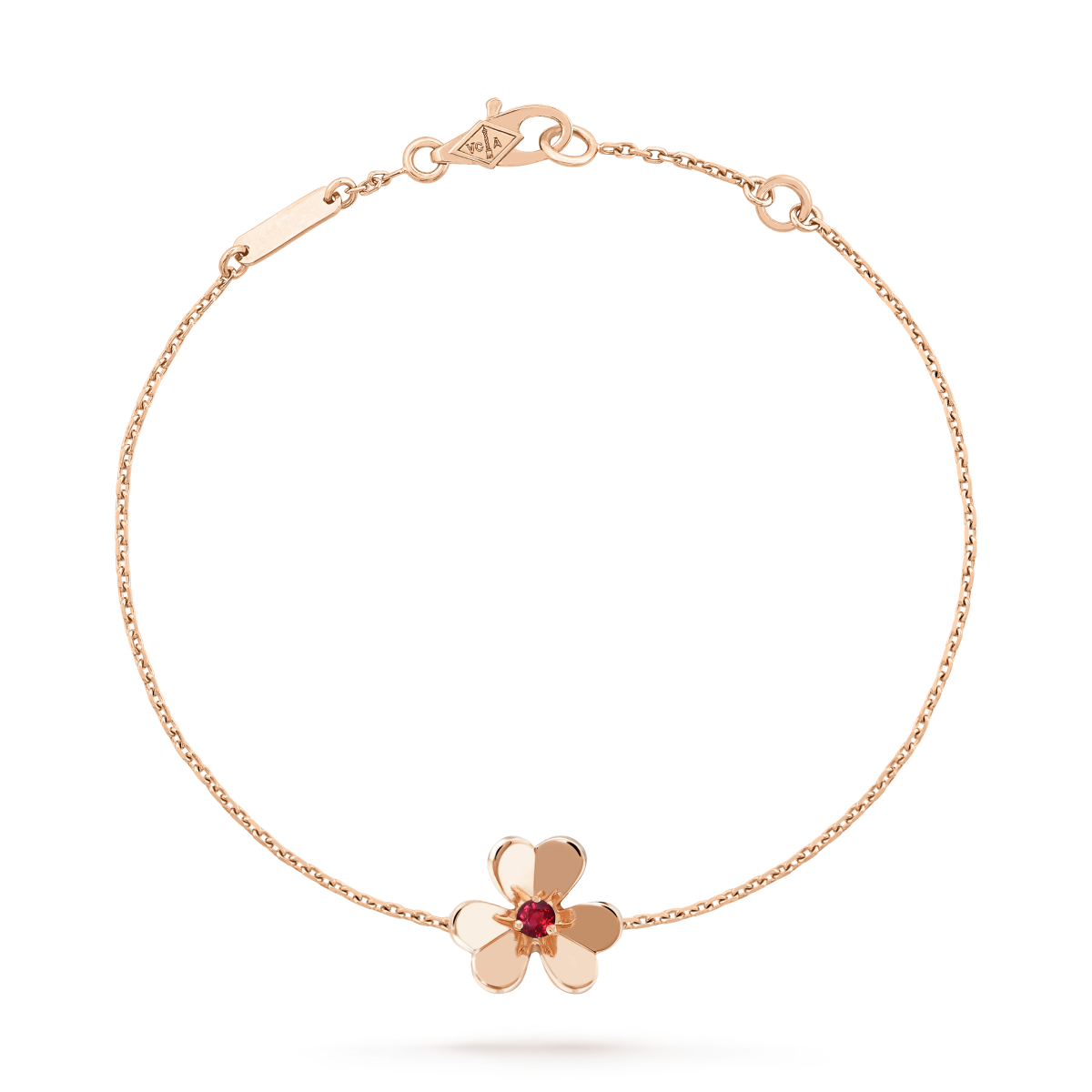 ¡®Glow Jewelry¡¯ FRIVOLE GOLD FLOWER ROSA MALACHIT ARMBAND
