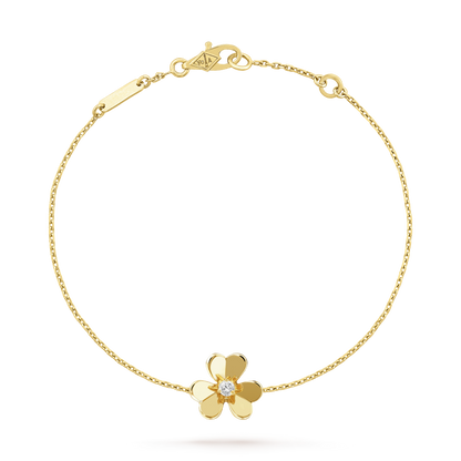 ¡®Glow Jewelry¡¯ FRIVOLE GOLD FLOWER ROSA MALACHIT ARMBAND