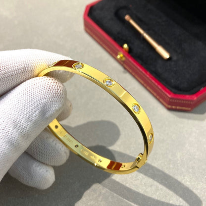 ¡®Glow Jewelry¡¯LOVE BRACELET 6.1MM 10 DIAMONDS